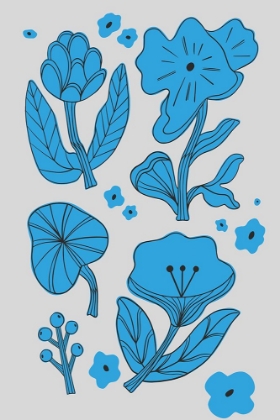 Picture of BLUE FLOWERS