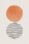 Picture of ORANGE WATERCOLOR SHAPES SERIES #4