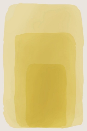Picture of YELLOW WATERCOLOR SHAPES #1