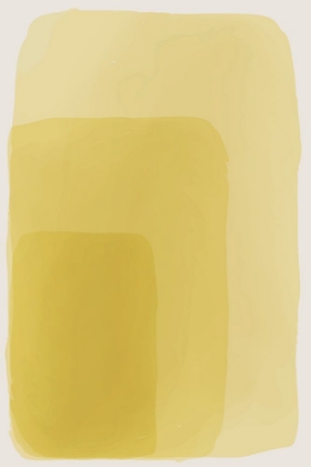 Picture of YELLOW WATERCOLOR SHAPES #2