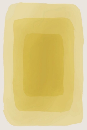 Picture of YELLOW WATERCOLOR SHAPES #3