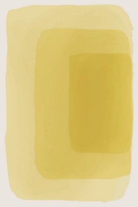 Picture of YELLOW WATERCOLOR SHAPES #4