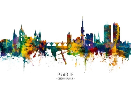 Picture of PRAGUE CZECH REPUBLIC SKYLINE