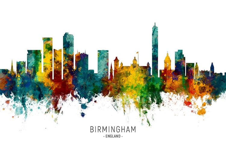 Picture of BIRMINGHAM ENGLAND SKYLINE