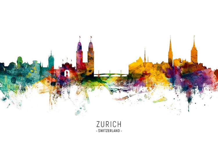 Picture of ZURICH SWITZERLAND SKYLINE