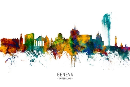 Picture of GENEVA SWITZERLAND SKYLINE