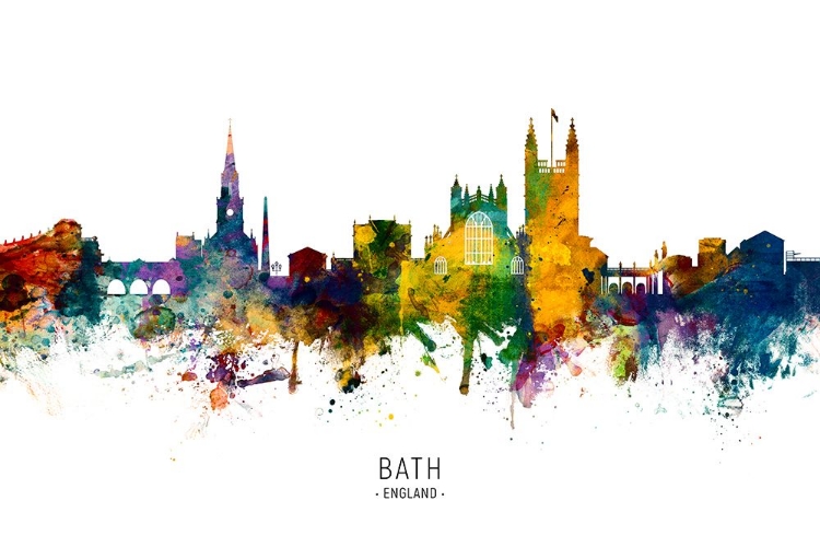 Picture of BATH ENGLAND SKYLINE CITYSCAPE