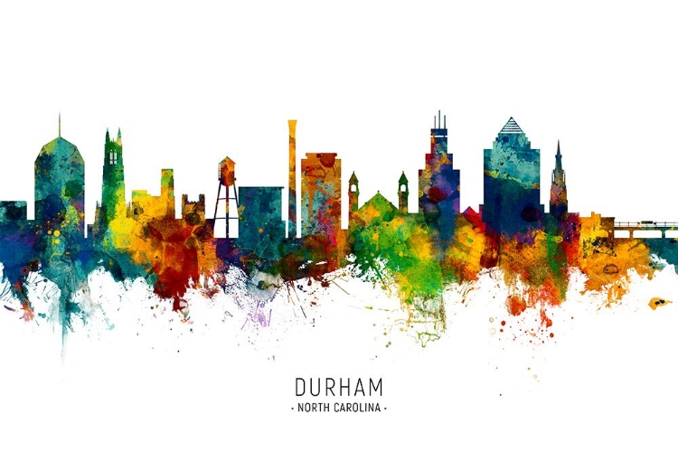 Picture of DURHAM NORTH CAROLINA SKYLINE