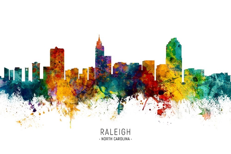 Picture of RALEIGH NORTH CAROLINA SKYLINE