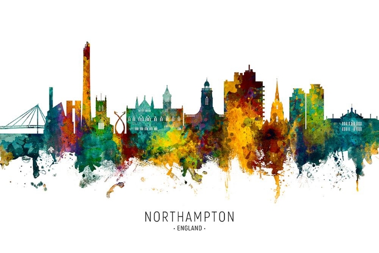 Picture of NORTHAMPTON ENGLAND SKYLINE