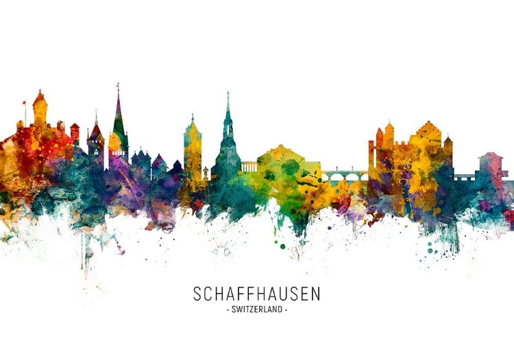 Picture of SCHAFFHAUSEN SWITZERLAND SKYLINE