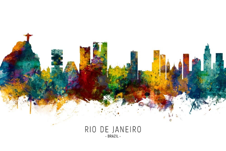 Picture of RIO DE JANEIRO BRAZIL SKYLINE