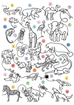 Picture of THE ANIMAL ALPHABET