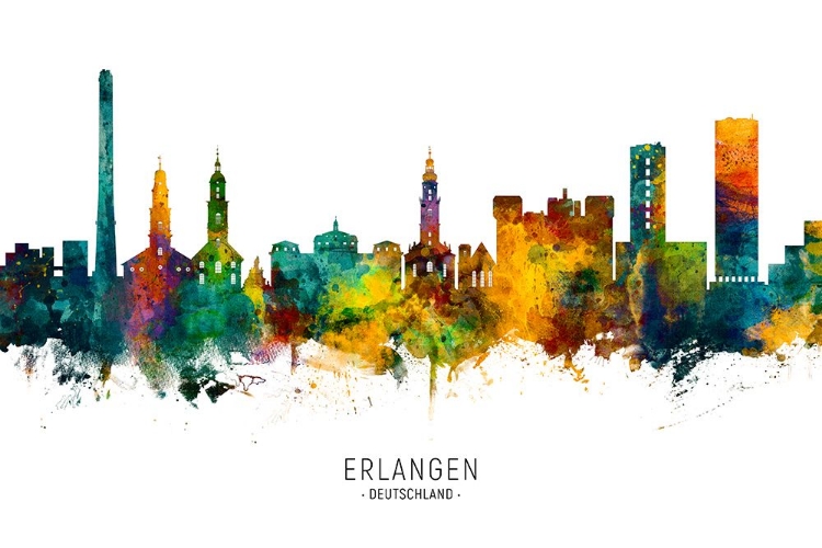 Picture of ERLANGEN GERMANY SKYLINE