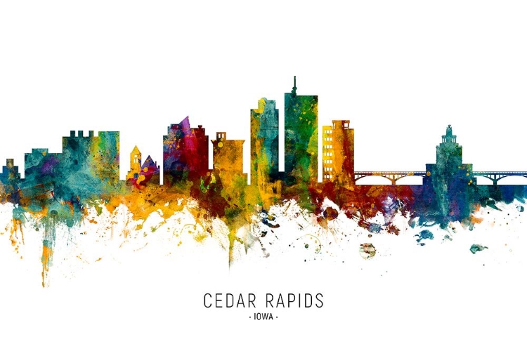 Picture of CEDAR RAPIDS IOWA SKYLINE