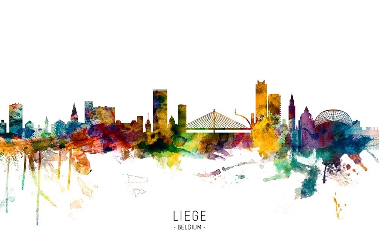 Picture of LIEGE BELGIUM SKYLINE