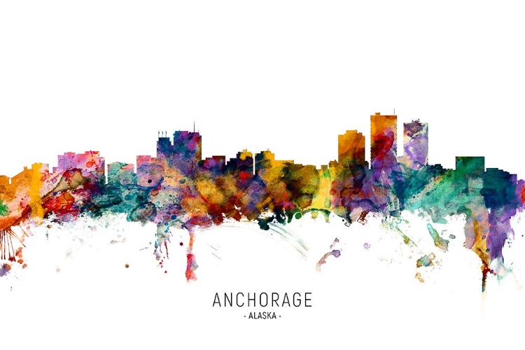 Picture of ANCHORAGE ALASKA SKYLINE