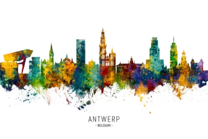 Picture of ANTWERP BELGIUM SKYLINE