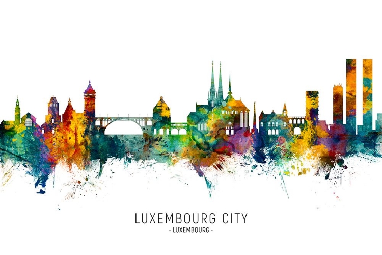 Picture of LUXEMBOURG CITY SKYLINE