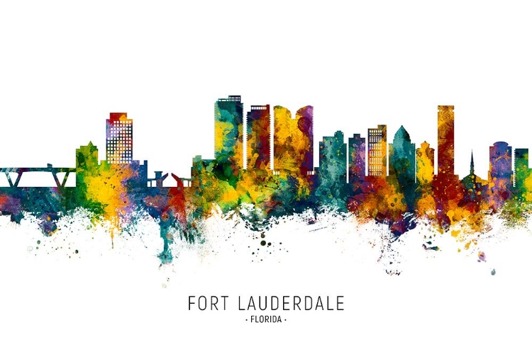 Picture of FORT LAUDERDALE FLORIDA SKYLINE