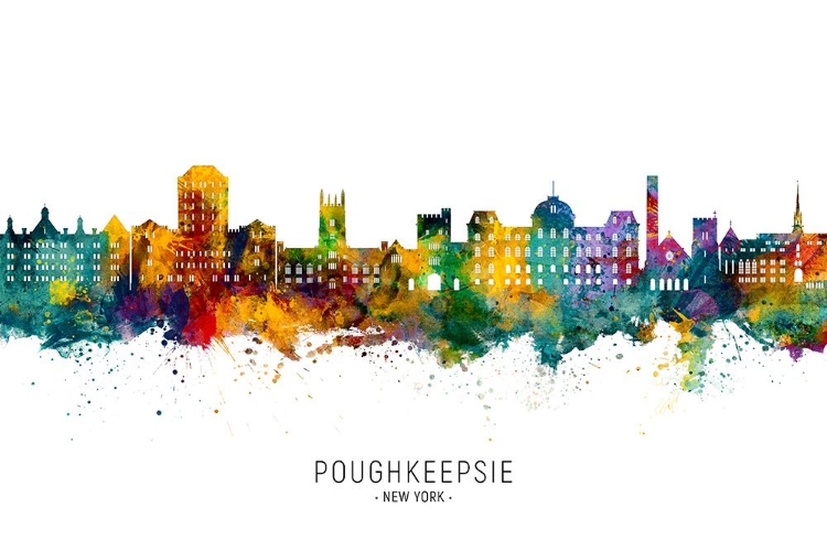 Picture of POUGHKEEPSIE NEW YORK SKYLINE