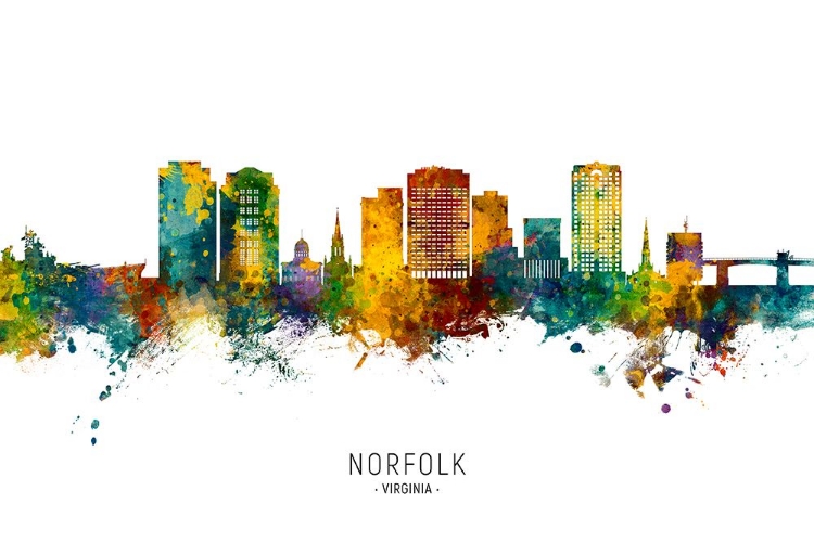 Picture of NORFOLK VIRGINIA SKYLINE