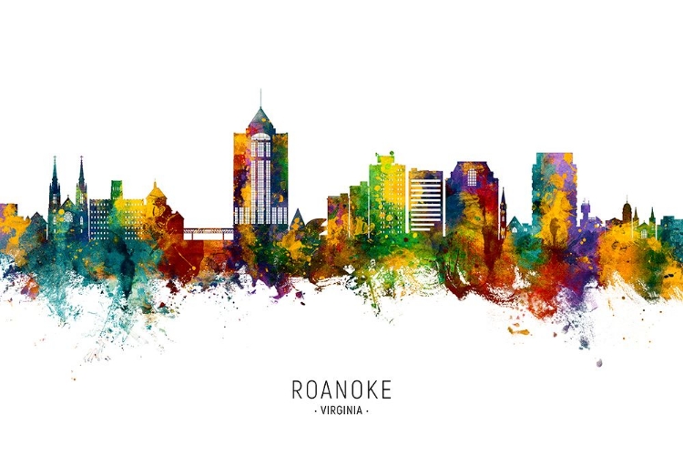 Picture of ROANOKE VIRGINIA SKYLINE