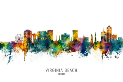 Picture of VIRGINIA BEACH VIRGINIA SKYLINE