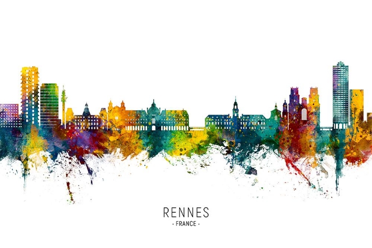 Picture of RENNES FRANCE SKYLINE