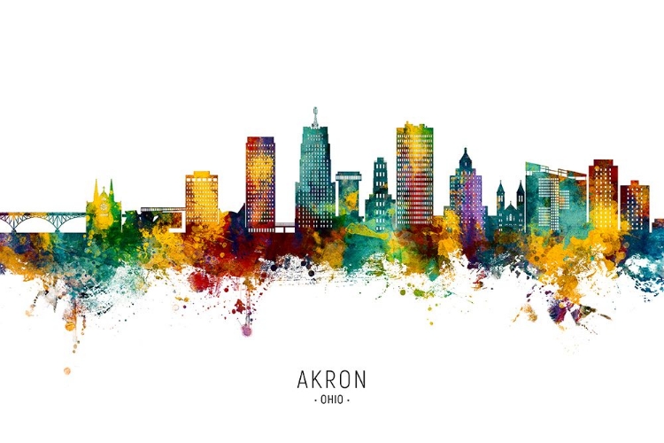 Picture of AKRON OHIO SKYLINE