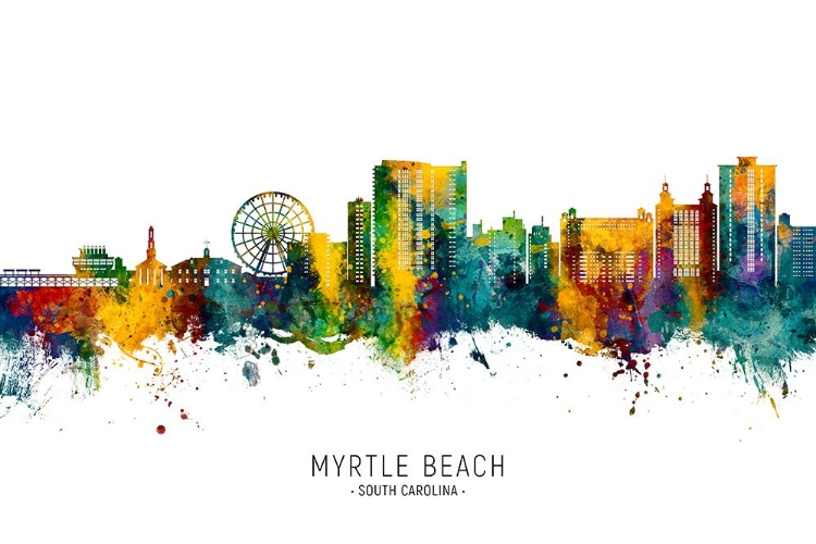 Picture of MYRTLE BEACH SOUTH CAROLINA SKYLINE