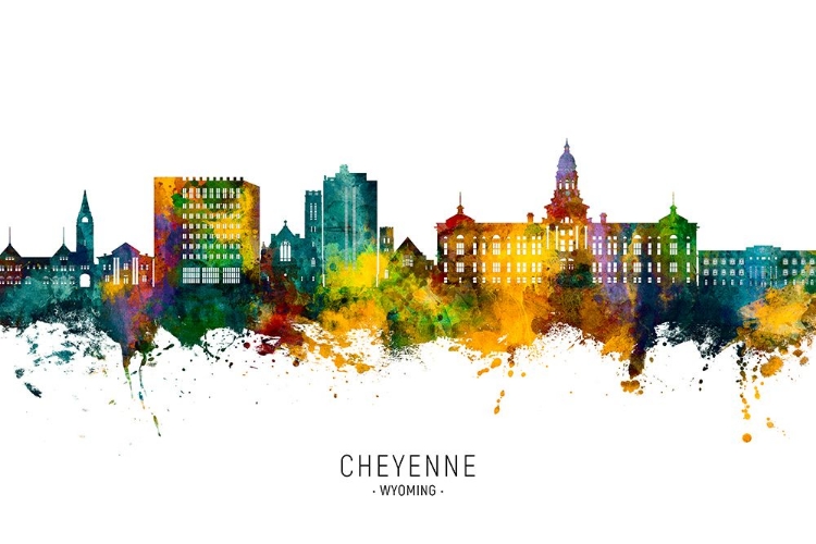 Picture of CHEYENNE WYOMING SKYLINE