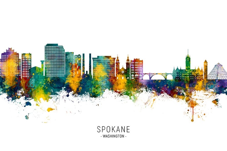 Picture of SPOKANE WASHINGTON SKYLINE