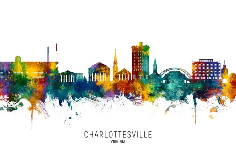 Picture of CHARLOTTESVILLE VIRGINIA SKYLINE