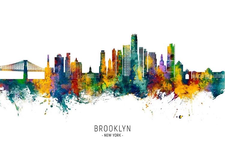 Picture of BROOKLYN NEW YORK SKYLINE