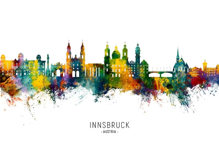 Picture of INNSBRUCK AUSTRIA SKYLINE