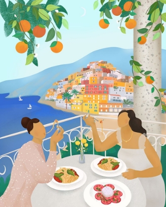 Picture of GIRLS IN POSITANO