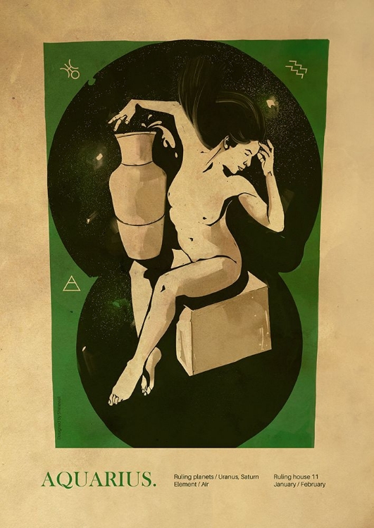 Picture of AQUARIUS PRINT