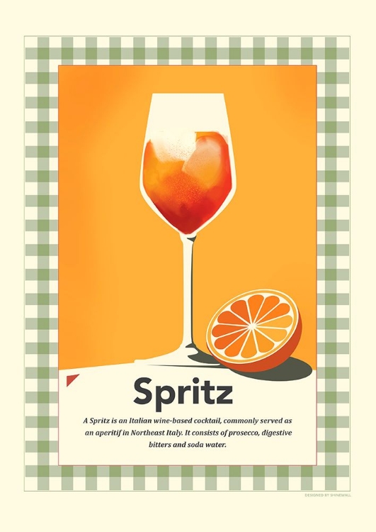 Picture of SPRITZ RETRO PRINT