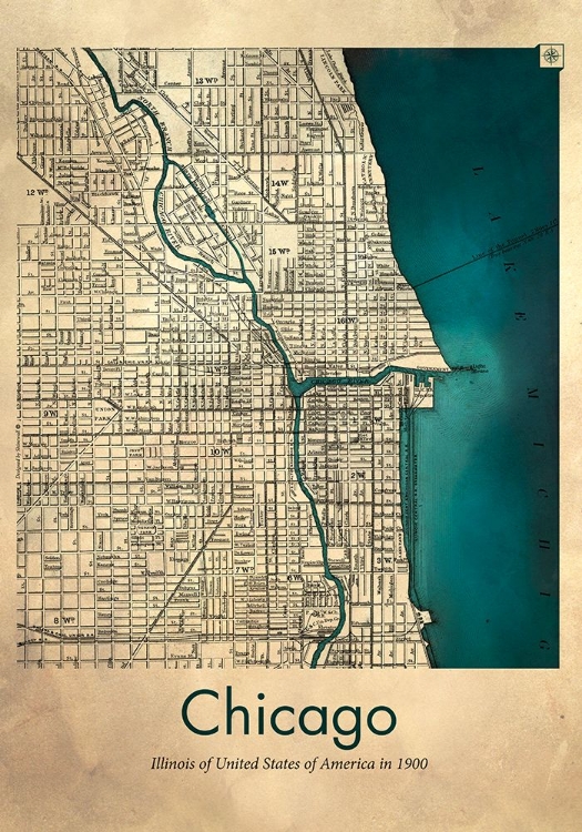 Picture of CHICAGO MAP