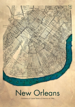 Picture of NEW ORLEANS MAP