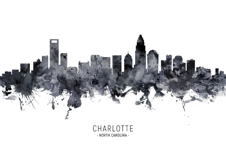 Picture of CHARLOTTE NORTH CAROLINA SKYLINE