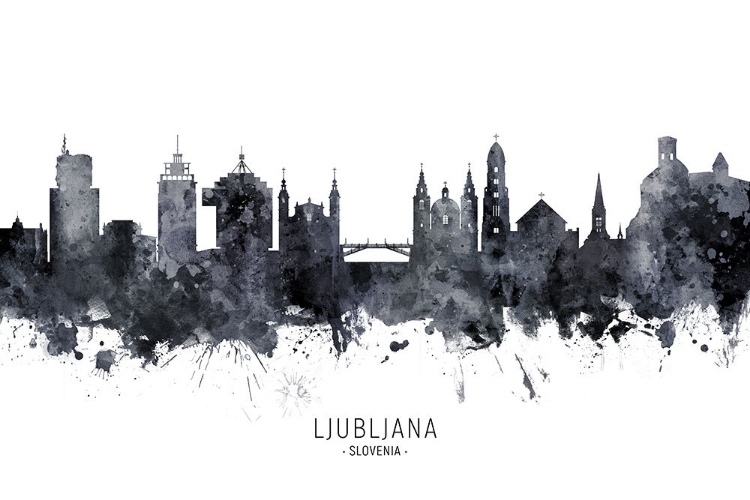 Picture of LJUBLJANA SLOVENIA SKYLINE