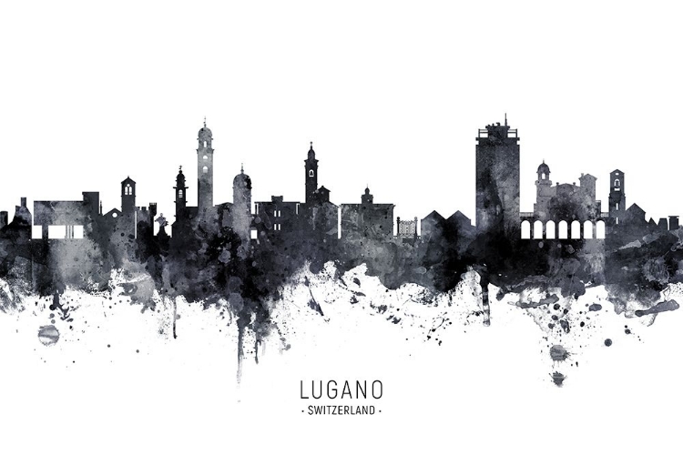 Picture of LUGANO SWITZERLAND SKYLINE