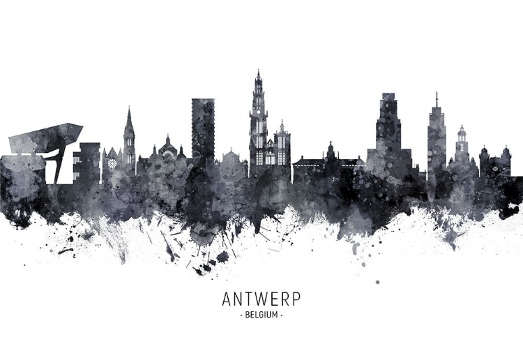 Picture of ANTWERP BELGIUM SKYLINE