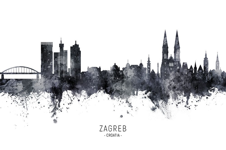 Picture of ZAGREB CROATIA SKYLINE