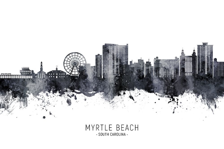 Picture of MYRTLE BEACH SOUTH CAROLINA SKYLINE