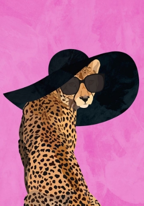 Picture of CHEETAH HAT PINK