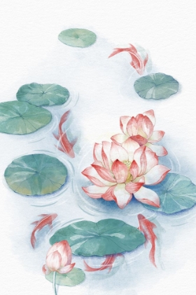 Picture of LOTUS POND WATERCOLOR LOCK