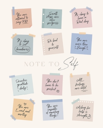 Picture of NOTE TO SELF